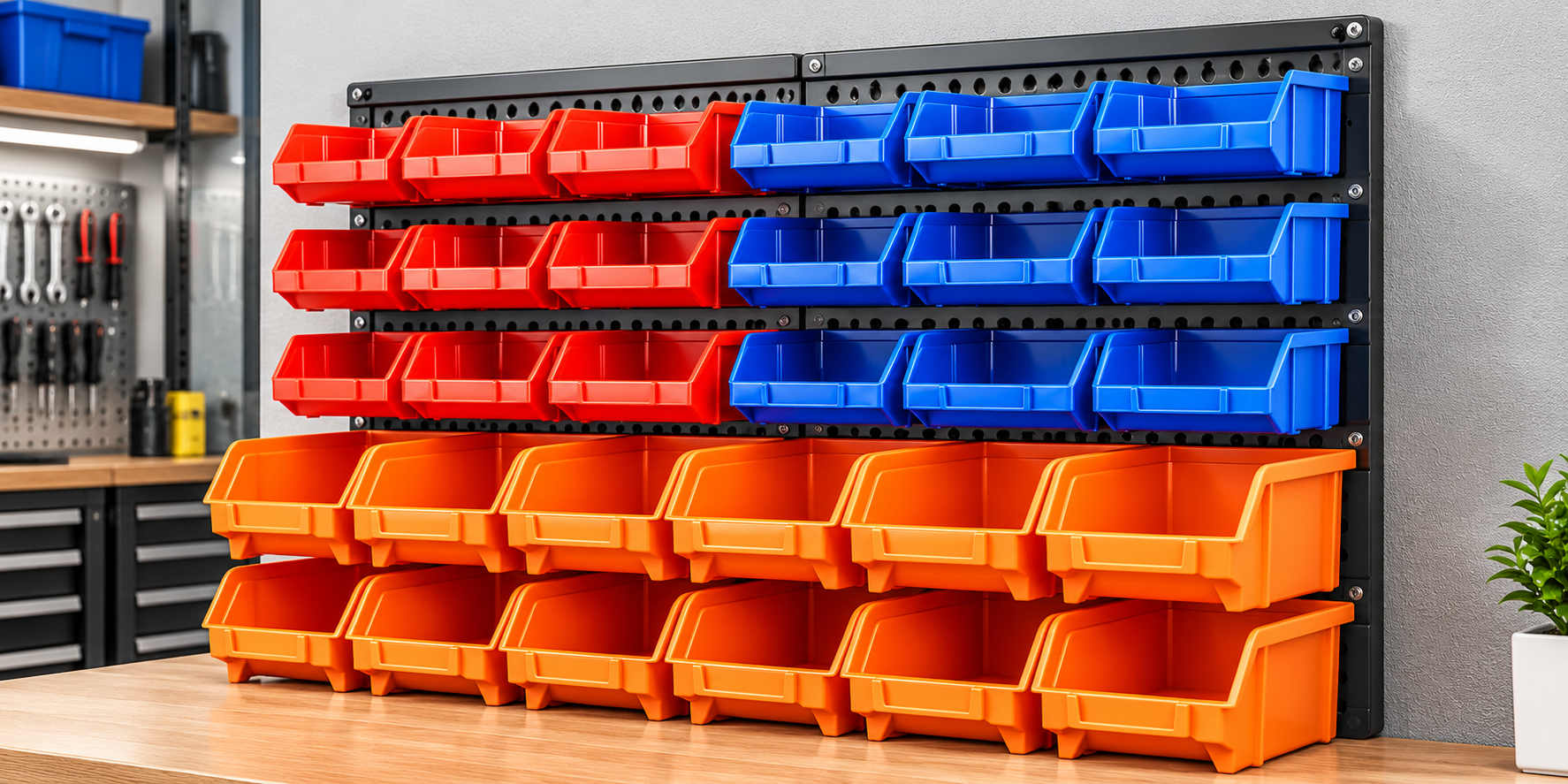 Industrial Plastic Storage Bins